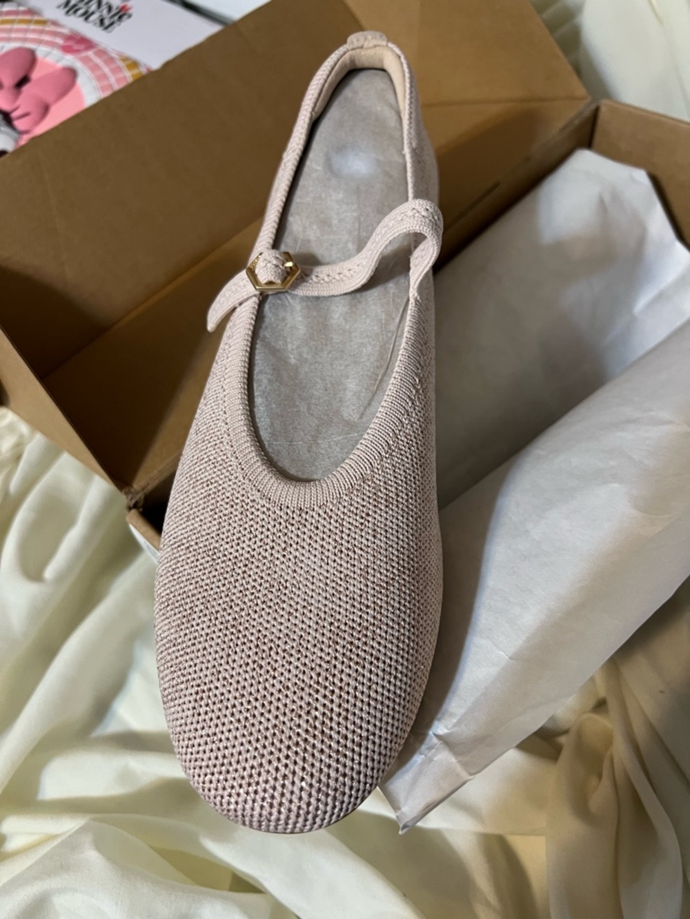 VIVAIA Rose Gold Shoes Size EU 40.5